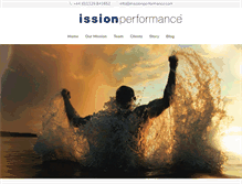 Tablet Screenshot of missionperformance.com